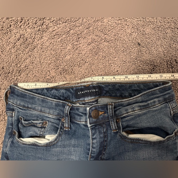 AEROPOSTALE Medium Wash Simple Bootcut Jeans | Women’s Size 6R - Picture 6 of 7